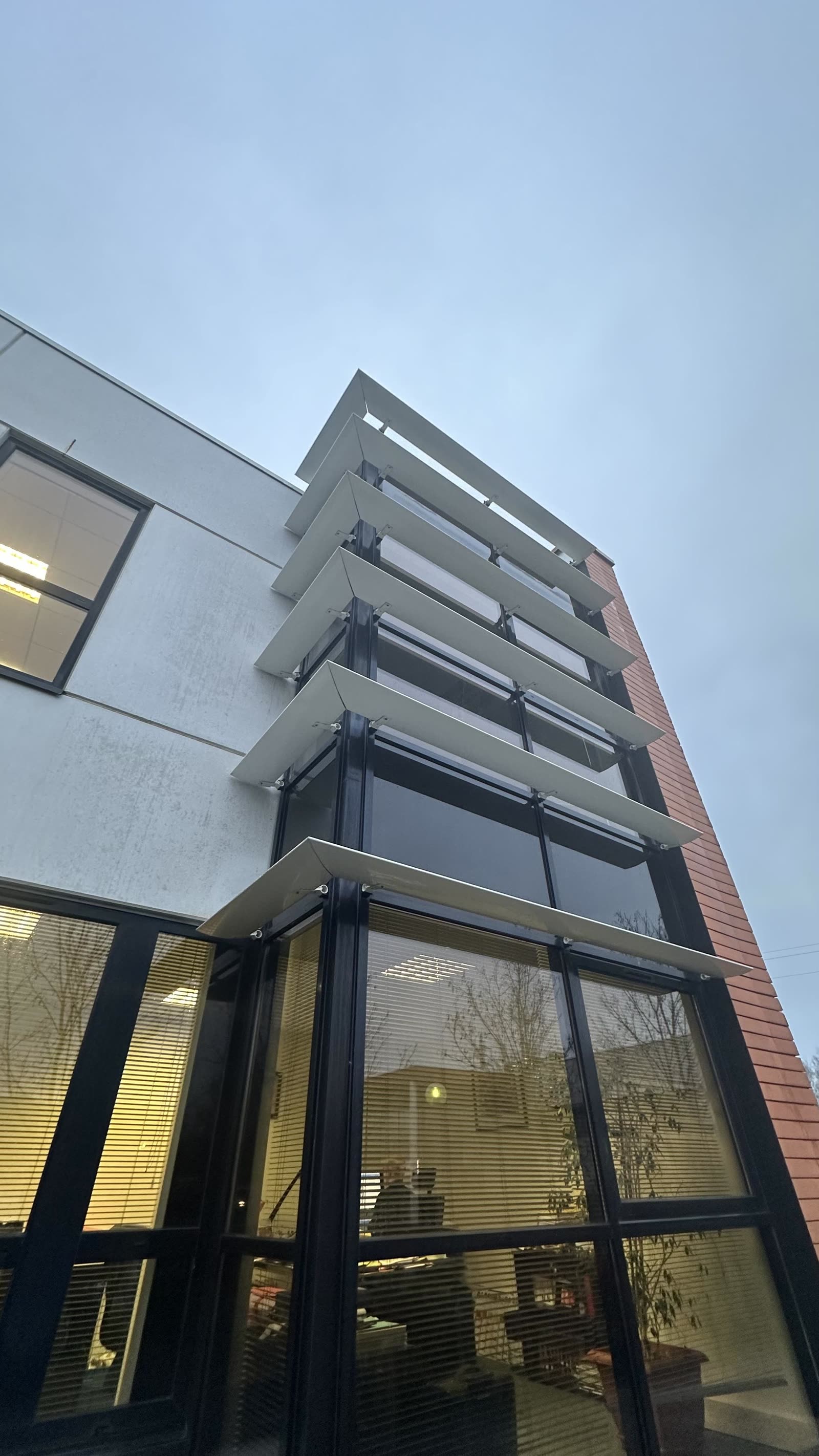 Lames brise-vue pour Advenis, Villers-Clairlieu (54) — après intervention