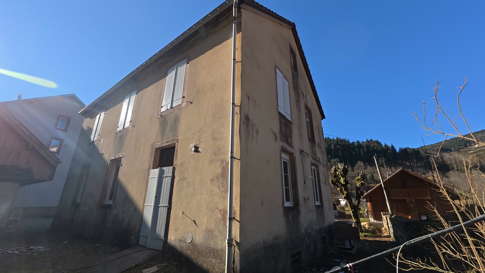 Façades, Plainfaing (88) — avant intervention