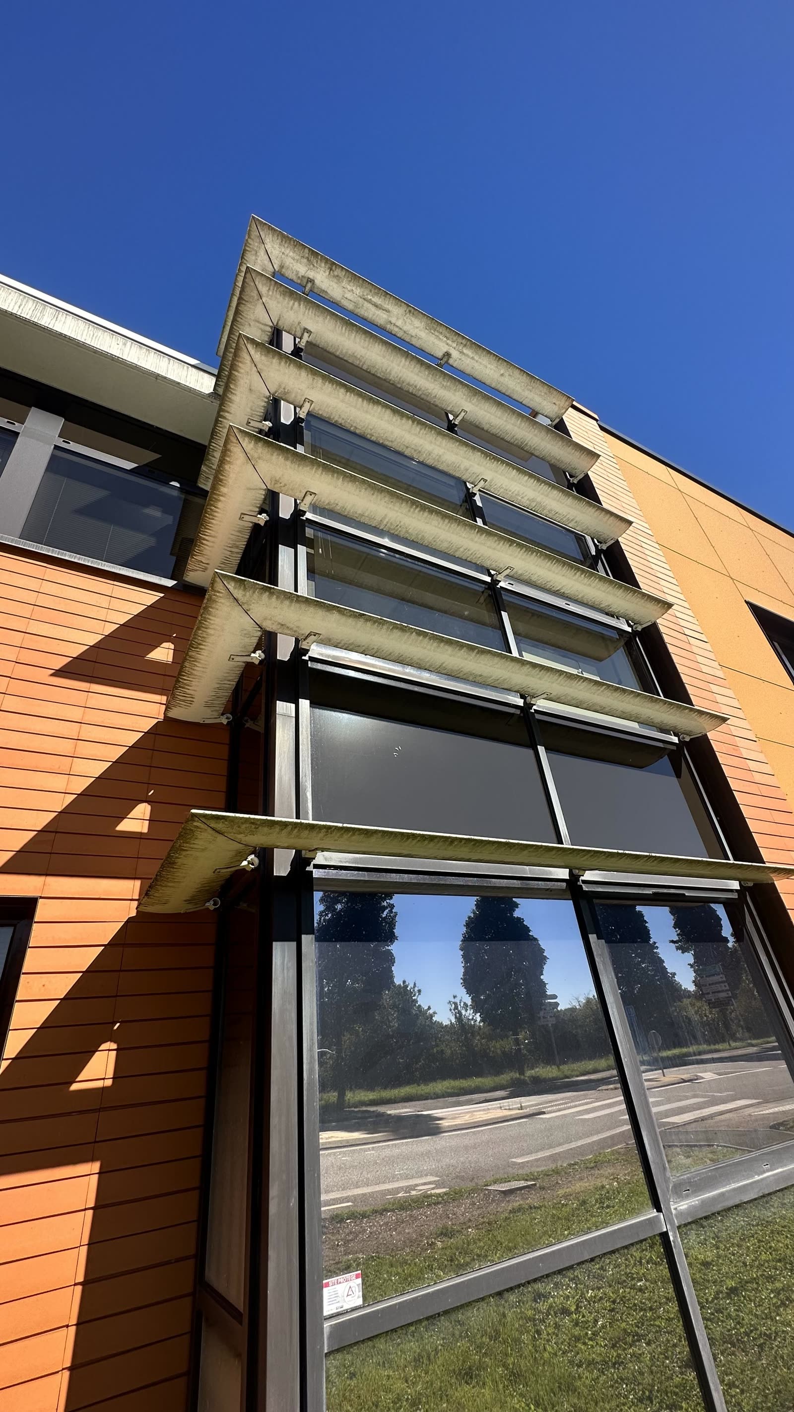 Lames brise-vue pour Advenis, Villers-Clairlieu (54) — avant intervention